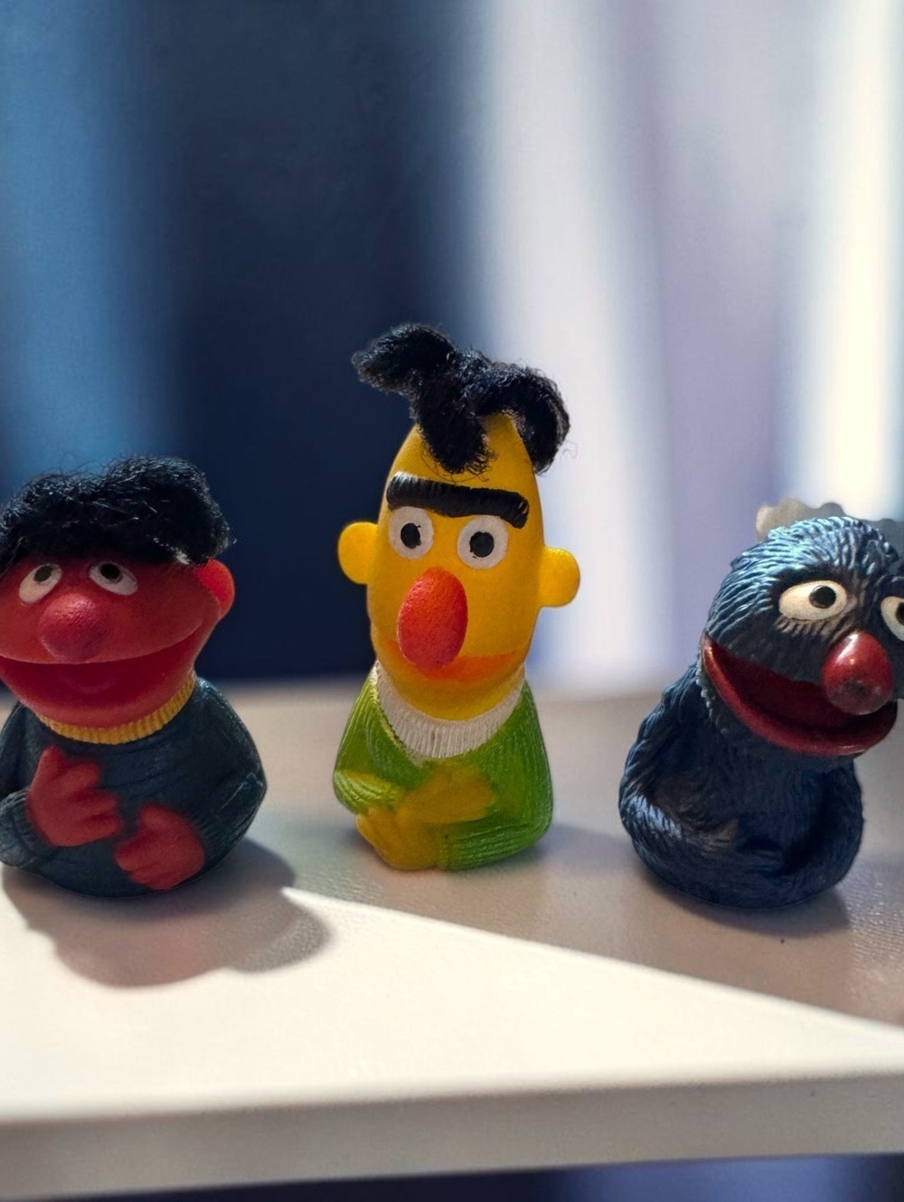 Vintage Muppets Inc. Sesame Street Character Finger Puppets Set of 3